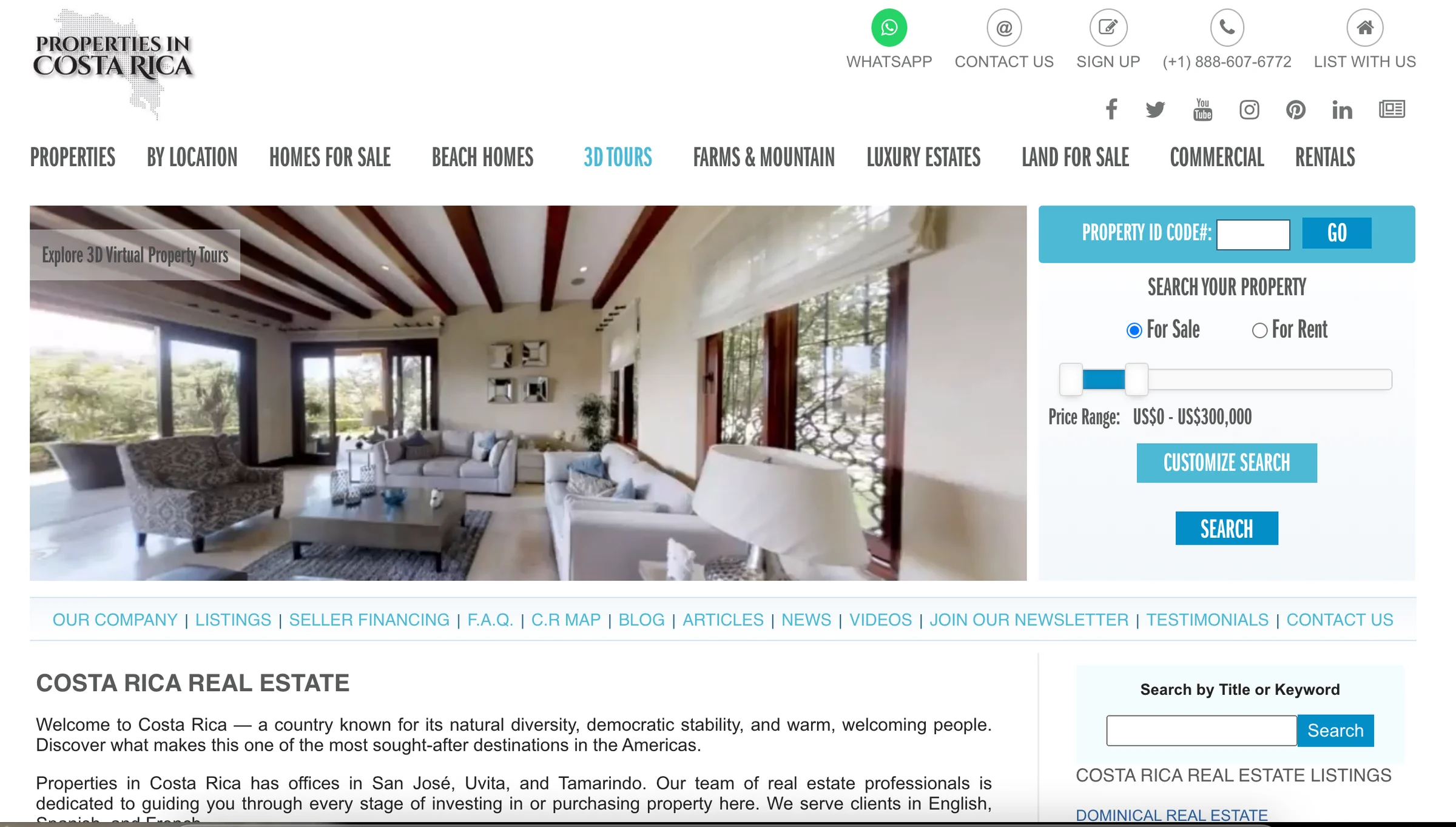 Properties in Costa Rica